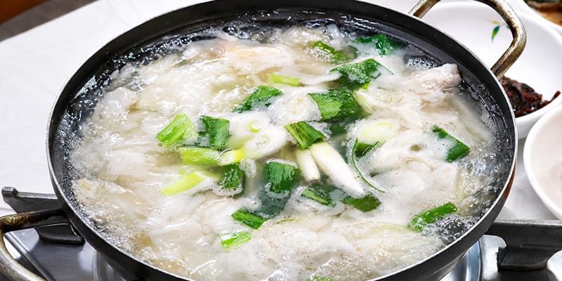 생물곰치국 맑은탕 (2인이상)