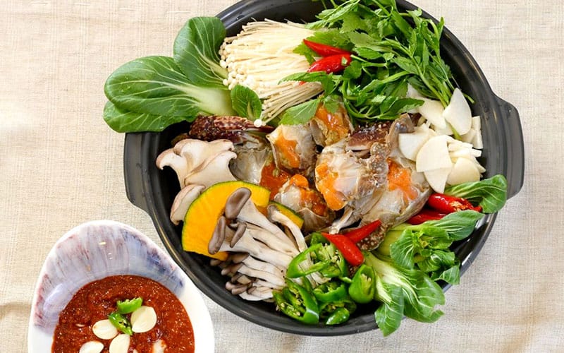 게살 비빔밥