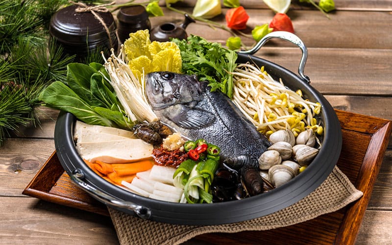 신선한 회 한상